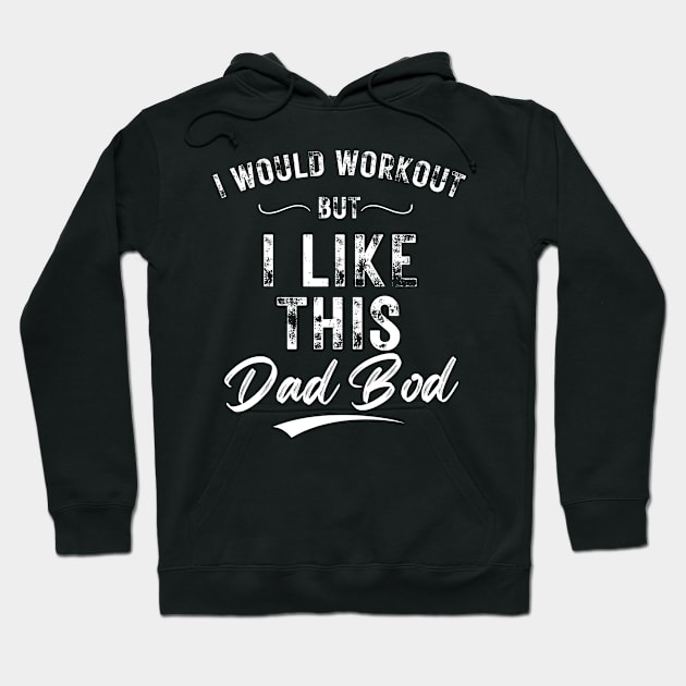 dad-bod Hoodie by DewaJassin